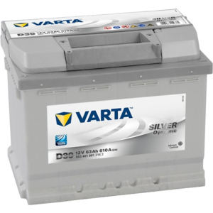 Автомобильный аккумулятор Varta Silver Dynamic 63А (+/-) D39 (610EN) (563401061) ТОП в Чернигове