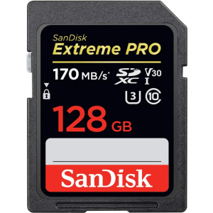 SanDisk SDXC Extreme Pro 128GB V30 UHS-I U3 (SDSDXXY-128G-GN4IN) в Чернігові