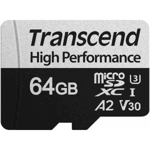 купить Transcend miсroSDXC 64GB UHS-I U3 (TS64GUSD330S)