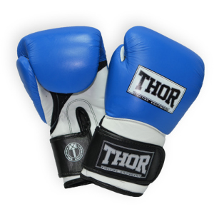 Перчатки боксерские Thor Pro King (PU) 14 унций Blue/White/Black (8041/03(PU) B/Wh/Bl 14 oz.) в Чернигове