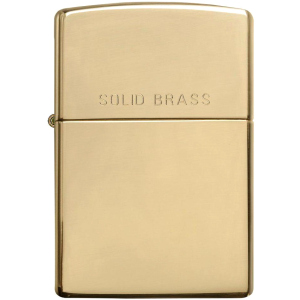 Запальничка Zippo 254 Reg High Polish Brass Золотиста (Zippo 254) рейтинг