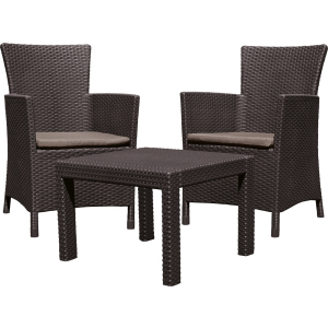 Набір меблів Allibert Rosario Balcony Set Коричневий (8711245130422) надійний