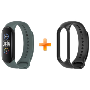 Xiaomi Mi Band 5 MiJobs Dual Color Crow Green/Black (MJ5-DSS019CGB) ТОП в Чернігові