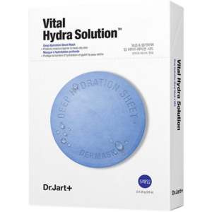 Зволожуюча маска з гіалуроновою кислотою Dr.Jart+ Dermask Water Jet Vital Hydra Solution 30 г x 5 шт (8809642712218) краща модель в Чернігові