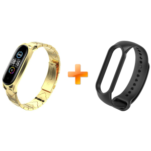 Xiaomi Mi Band 5 MiJobs Metal V-shape Gold (MJ5-VMS005G) ТОП в Чернігові