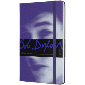 Записная книга Moleskine Bob Dylan 13 х 21 см 240 страниц в линейку Фиолетовая (8053853600523)