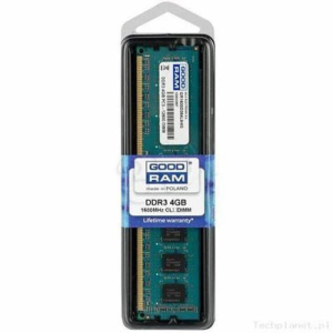 Модуль пам'яті для комп'ютера DDR3 4GB 1600 MHz GOODRAM (GR1600D364L11S/4G) краща модель в Чернігові