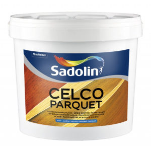 Водорозчинний лак для підлоги з гарною зносостійкістю Sadolin Celco Floor Aqua (Celco Parquet) Матовий Безбарвний 1 л в Чернігові