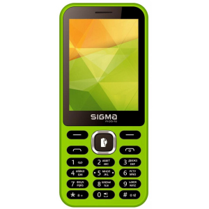 хороша модель Мобільний телефон Sigma X-style 31 Power Green