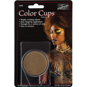 Кремовый грим Mehron Color Cups Gold 12 г (CCC-GD) (764294502106) лучшая модель в Чернигове