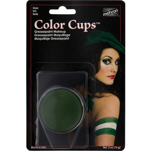Кремовый грим Mehron Color Cups Green 12 г (CCC-G) (764294502069) ТОП в Чернигове