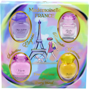 Набір мініатюр парфумерної води Charrier Parfums Mademoiselle France (3442070444112) ТОП в Чернігові