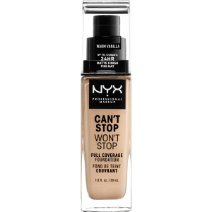 Жидкая тональная основа NYX Professional Makeup Can`t Stop Won`t Stop 24-Hour Foundation 6.3 Warm Vanilla 30 мл (800897181154) ТОП в Чернигове