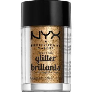 Гліттер NYX Professional Makeup Face & Body Glitter 08 Bronze 2.5 г (800897846800) краща модель в Чернігові