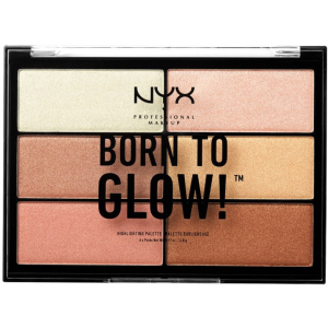 Палетка хайлайтеров NYX Professional Makeup Born To Glow Highlighting Palette 4.8 г (800897146184) рейтинг