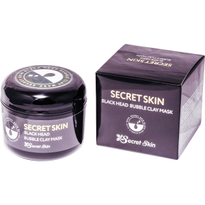 Маска для лица пузырьковая с черной глиной Secret Skin Black Head Bubble Clay Mask 100 г (8809540517243) в Чернигове