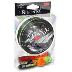 Шнур Mikado Nihonto Fine Braid 150 м 0.10 мм 7.70 кг Green (Z19G-010) ТОП в Чернігові