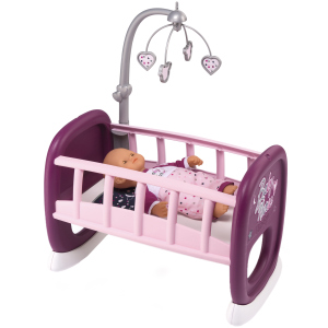 Колиска Smoby Toys Baby Nurse Прованс з мобілем 47 см (220343) (3032162203439) ТОП в Чернігові