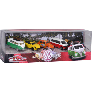 Набір машинок металевих Majorette Volkswagen 7.5 см 5 шт (2057615) (3467452030363) в Чернігові