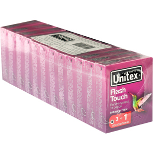 Презервативы Unitex Flash Touch 48 шт (12 упаковок по 4 шт ) (798190041155) в Чернигове