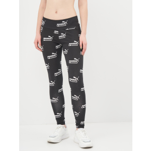 Спортивные леггинсы Puma Amplified AOP Leggings 58591801 M Black (4063697243682) надежный