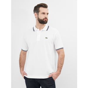 Поло Lacoste PH2384-522 M (T4) White/Navy Blue (3665926055298) рейтинг