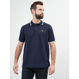 Поло Lacoste PH2384-525 L (T5) Navy blue/White (3665926014134) лучшая модель в Чернигове