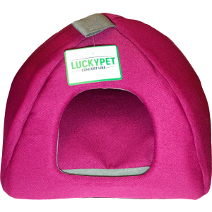 Будиночок для собак та кішок Lucky Pet Юрта Мія №2 46 x 46 x 35 см Фуксія (4820224212784)