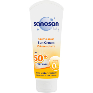 Дитячий сонцезахисний крем Sanosan Baby SPF 50 75 мл (4003583197682) в Чернігові