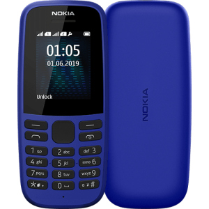 Мобільний телефон Nokia 105 TA-1203 Single Sim 2019 Blue в Чернігові