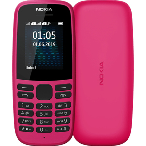 Мобільний телефон Nokia 105 TA-1203 Single Sim 2019 Pink ТОП в Чернігові