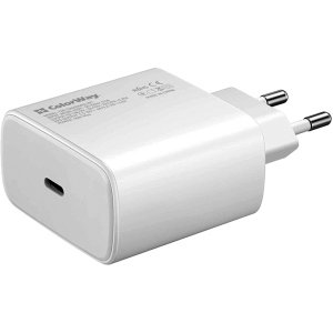 Мережевий зарядний пристрій ColorWay Power Delivery Port PPS USB Type-C (45W) White (CW-CHS034PD-WT) в Чернігові
