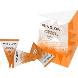 Маска для обличчя J:ON Вітаміни Vita Glow Brightening&Moisturizing Sleeping Pack 20 шт x 5 г (8802929006796) в Чернігові