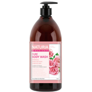 Гель для душа Naturia Роза/Розмарин Pure Body Wash Rose & Rosemary 750 мл (8802929996691) ТОП в Чернигове