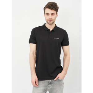 Поло Calvin Klein Jeans Micro Branding Liquid Polo J30J317439-BEH M Pvh Black (8719853718889) в Чернигове