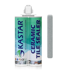 купить Двухкомпонентная эпоксидная фуга затирка Kastar Ceramic Tile Sealant Light Grey/Бетонно-серый 400мл.