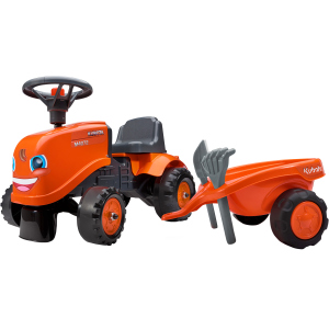 Детский трактор-каталка Falk 260C Kubota с прицепом Оранжевый (260C)