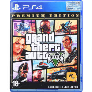 Гра Grand Theft Auto V Premium Edition для PS4 (Blu-ray диск, Російський subtitles) в Чернігові