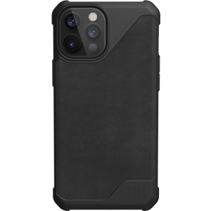 Панель UAG Metropolis LT Leather для Apple iPhone 12 Pro Max Black (11236O118340) краща модель в Чернігові