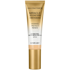 Тональная основа Max Factor Miracle Second Skin №02 Fair Light 30 мл (3614229764796) лучшая модель в Чернигове