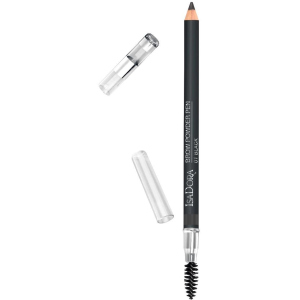 Олівець для брів Isadora Еyebrow pencil-with brush №01 black powder pen 1.1 г (7317851237015) надійний