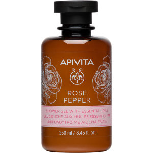 Гель для душа Apivita Rose Pepper с эфирными маслами 250 мл (5201279074548) ТОП в Чернигове