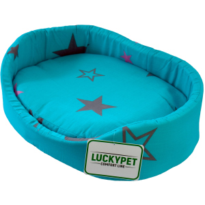 Лежак для собак і кішок Lucky pet №6 Макс 54x76x15 см Бірюзовий (4820224212180) в Чернігові