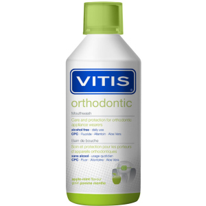 Ополіскувач для ротової порожнини Dentaid Vitis Orthodontic 500 мл (8427426046757/8427426061972) краща модель в Чернігові