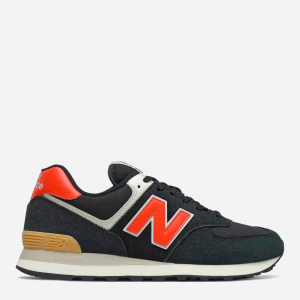 Кросівки New Balance 574 ML574ML2 40.5 (8) 26 см Чорні з оранжевим (195173180403) краща модель в Чернігові