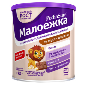 Суха суміш PediaSure Малоїжка зі смаком шоколаду 400 г (8710428015990)