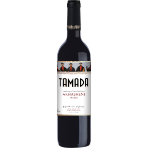 Вино Ахашени Tamada красное полусладкое 0.75 л 11 - 14.5% (4860004070067) ТОП в Чернигове