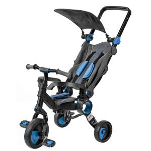 Трехколесный велосипед Galileo Strollcycle Black Синий (GB-1002-B) ТОП в Чернигове