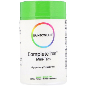 Витамины Rainbow Light Железо Complete Iron 60 мини таблеток (21888200610) лучшая модель в Чернигове