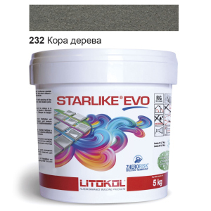 Эпоксидная затирка Litokol Starlike EVO 232 Кора дерева 5кг